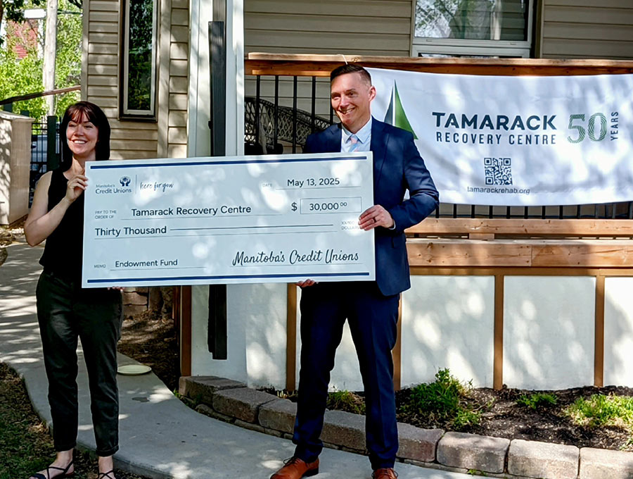 Generous gift from Manitoba’s Credit Unions supports the future of long-standing Winnipeg agency